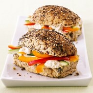 Crunchy Vegetables and Houmous Subs