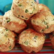 Pea, Ham and Cheese Muffins
