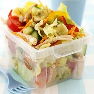 Shake and Serve Chicken and Pasta Crunchy Salad