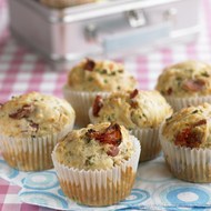 Edam, Bacon, and Sun-dried Tomato Muffins