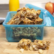 Healthy Fruity Macadamia Snack Bars