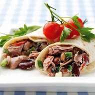 Tuna and Mixed Bean Tortilla Wrap
