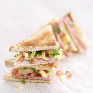 Grilled Hawaiian Pizza-Style Sandwich