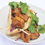 Barbecued Lamb Tikka With Coleslaw